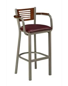 2316U Upholstered Seat Metal Stool