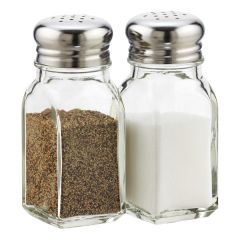 Square Glass Salt & Pepper Shaker