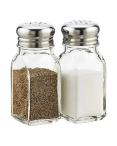 Square Glass Salt & Pepper Shaker