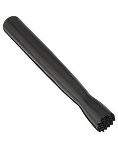 Black Plastic Muddler with Serrated Bottom - 8"