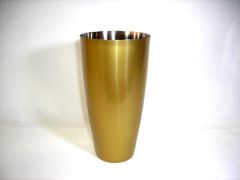 28 Ounce Brushed Gold Shaker Cup - Clearance