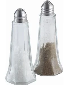 Glass 1 0z Eiffel Tower Style Salt & Pepper Shaker