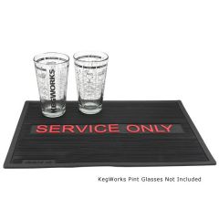 "Service Only" Bar Mat