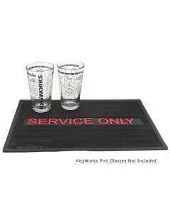"Service Only" Bar Mat