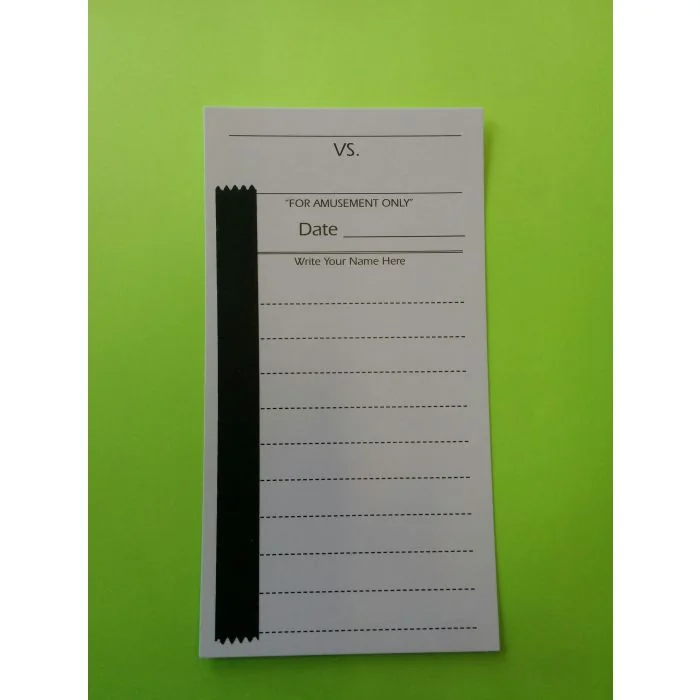 10 Line Cards with Instant Win Line - 100 per pkg.