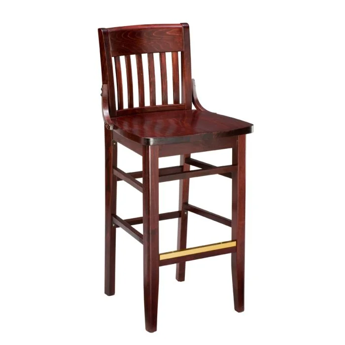2454W Wood Stool