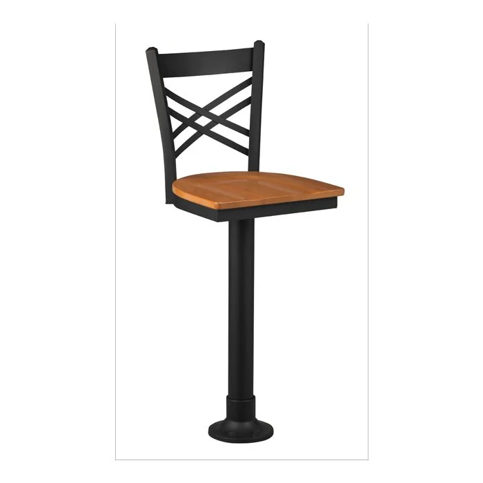 4515-30  UPH. SEAT  Metal Stool