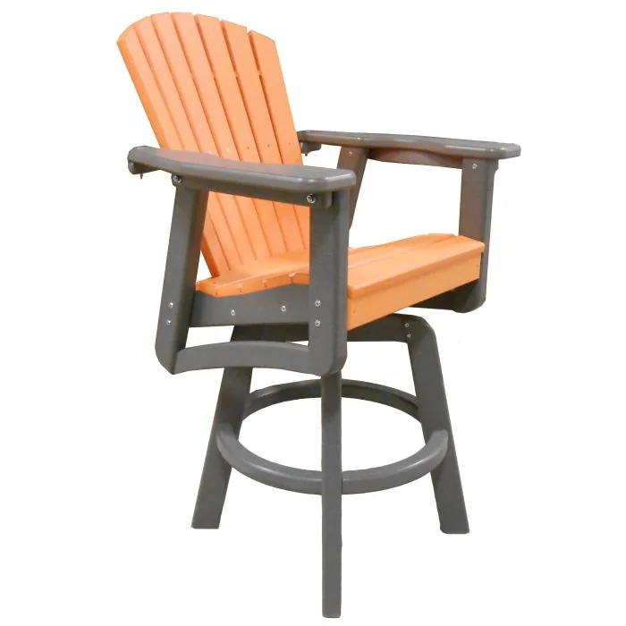 SWIVEL COUNTER ADIRONDACK CHAIR 