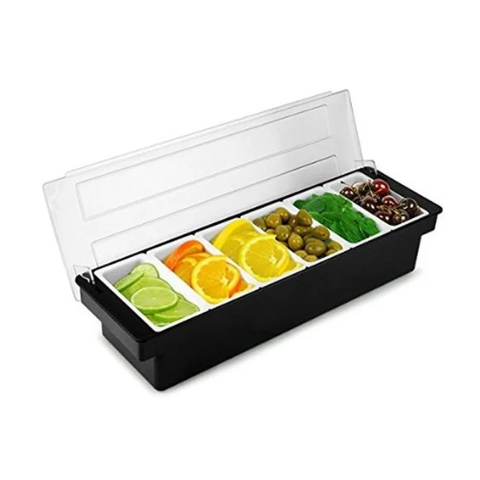 6 Compartment Condiment Holder
