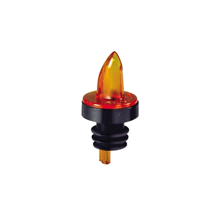 Amber Free Flow with collar - 12 per pkg.